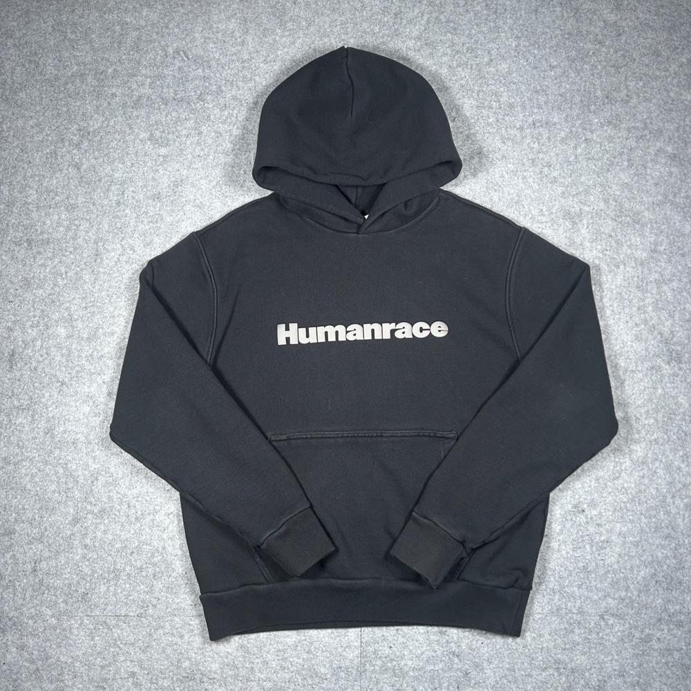 Adidas Humanrace Hoodie Mens Medium Black Pharrell Williams Streetwear‎